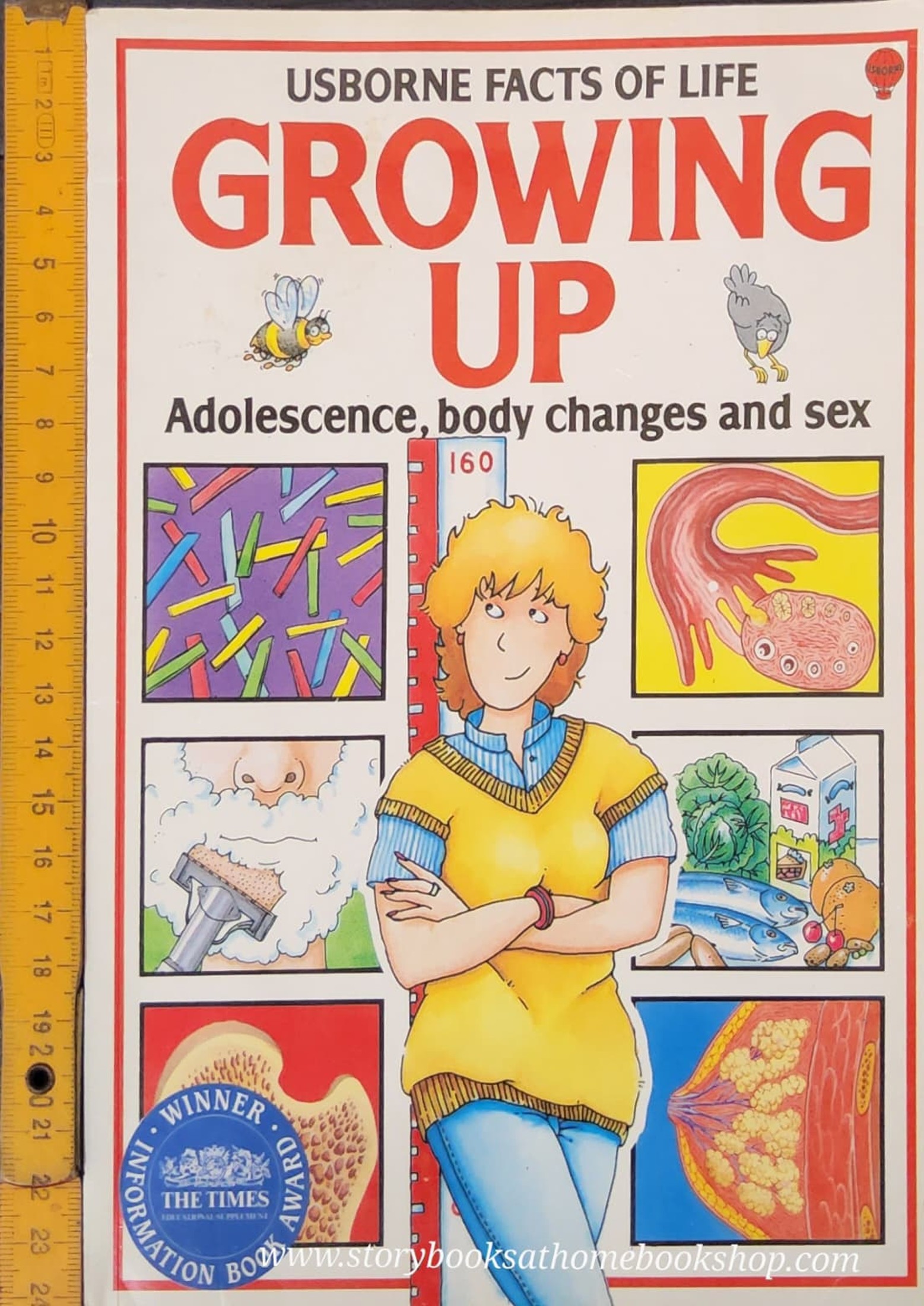 KNOWLEDGE BOOK** 🍅🍓USBORNE FACTS OF LIFE GROWING UP ADOLESCENCE,BODY CHANGES AND SEX