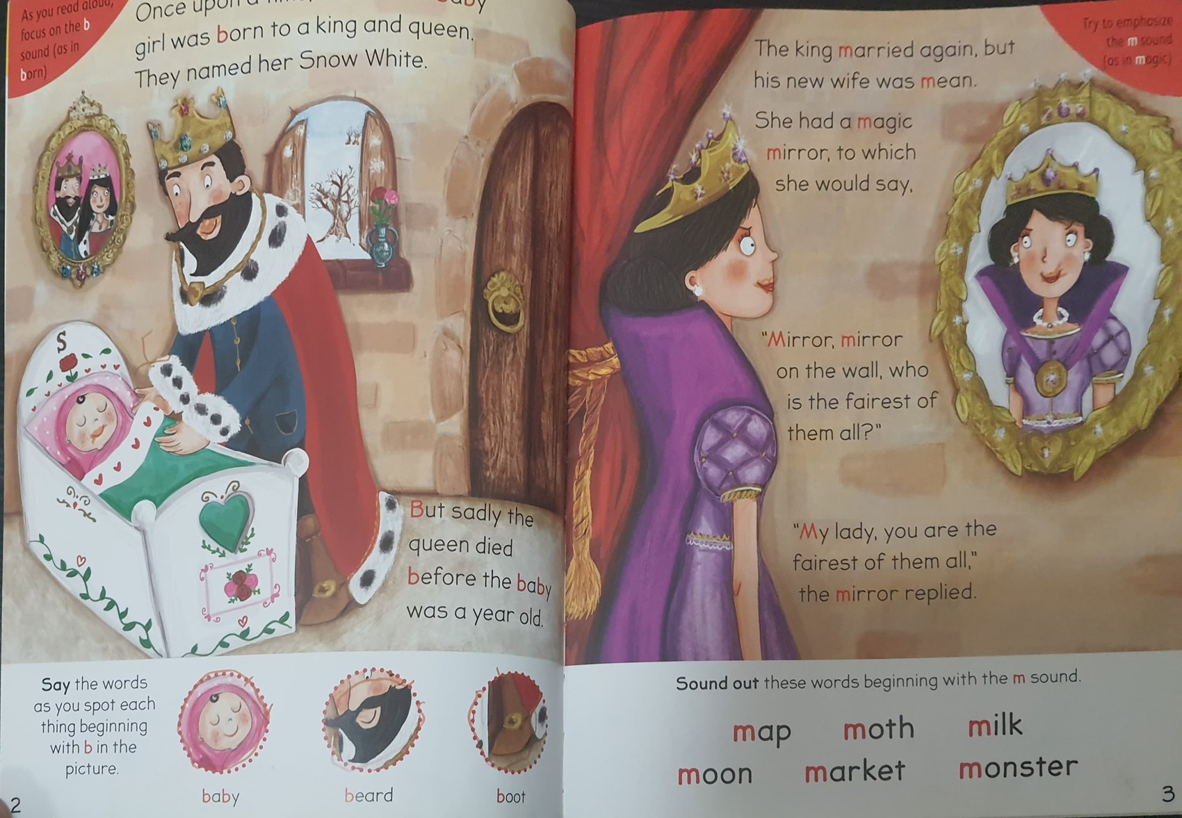 หนังสือนิทานปกอ่อน** ♥️Learn to Read:Snow White and the Seven Dwarts