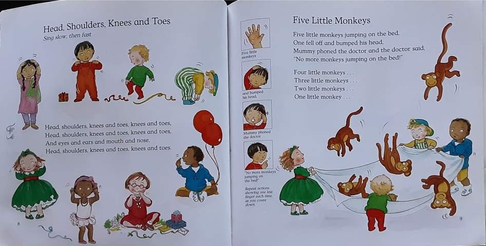 หนังสือนิทานปกอ่อน ** 🍅🍓 Five Little Ducks and Other Action Rhymes