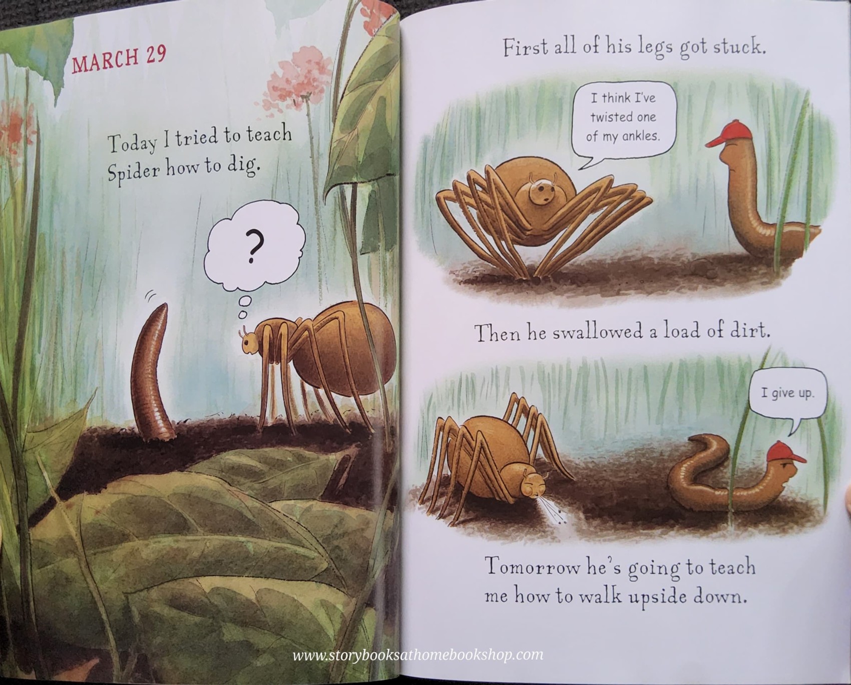 หนังสือนิทานปกอ่อน** 🍅🍓DIARY OF A WORM BY DOREEN CRONIN