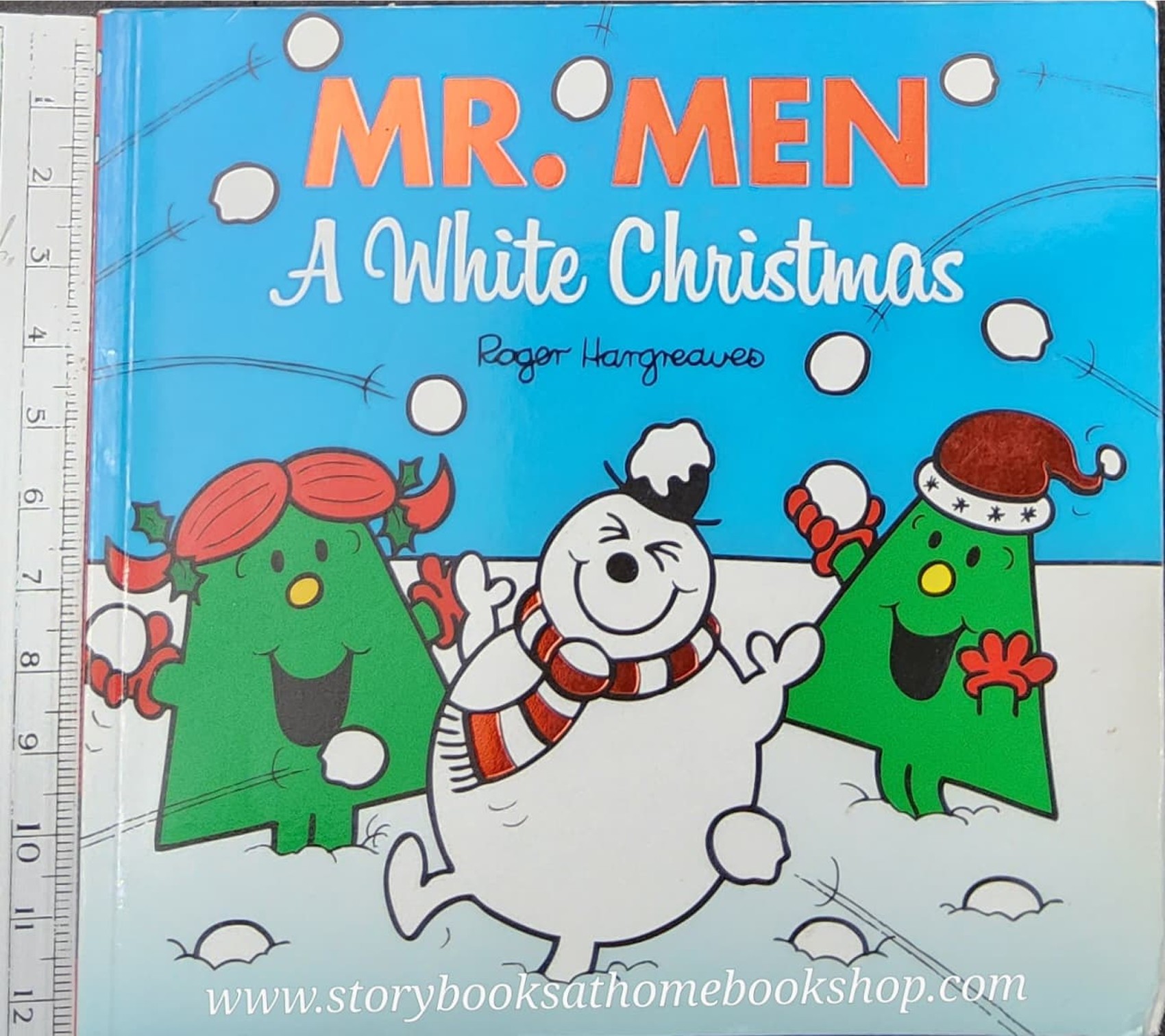 หนังสือ Bestseller Small book** **หนังสือนิทานปกอ่อน** 👉LITTLE MISS&MR.MEN👍 🍅🍅MR.MEN A WHITE CHRISTMAS by Roger Hargreaues