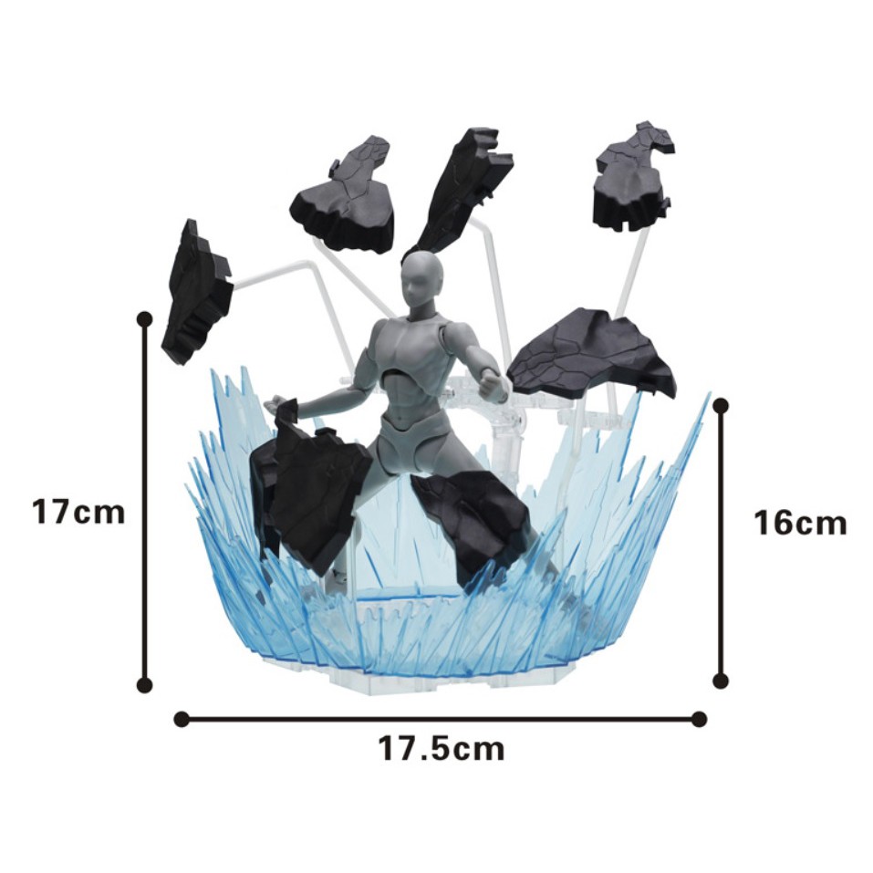 Aura Shock Brust Effect Model Figure Figma เอฟเฟคออร่าดินแตก พร้อมฐาน โมเดล ฟิกเกอร์ ฟิกม่า