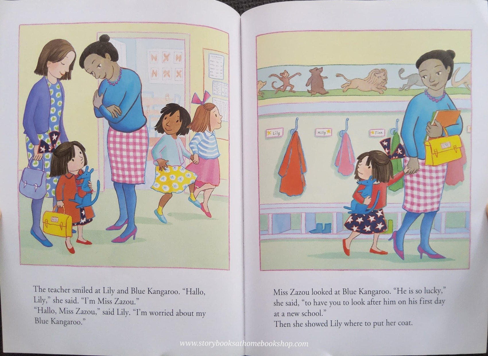 หนังสือนิทานปกอ่อน** 🍓🍓 COME TO SCHOOL TOO, BLUE KANGAROO! BY EMMA CHICHESTER CLARK