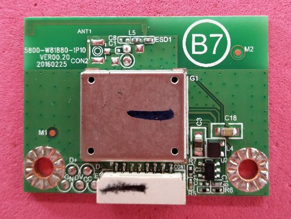 ตัวรับสัญญาณ Wifi Skywort ของแท้ถอดจากเครื่อง รุ่น 32L5650VT 32L5650 พาร์ท 5800-W81880-1P10