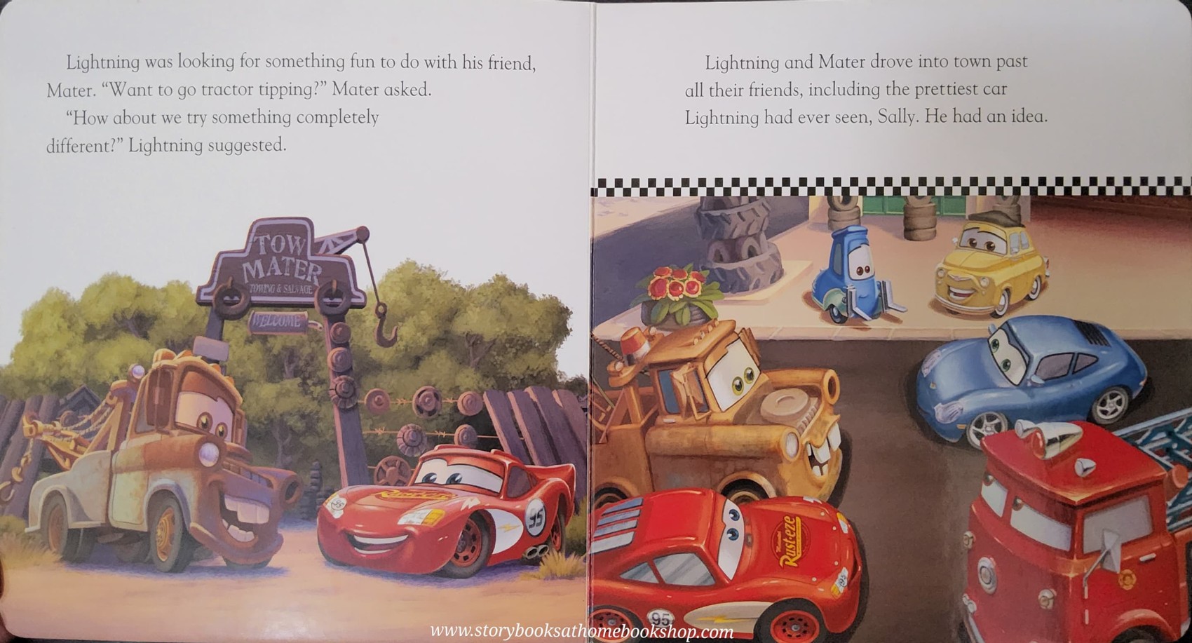 BOARD BOOK ** 🍅🍅DISNEY PIXAR CARS: LIGHTNING'S BIG SHOW