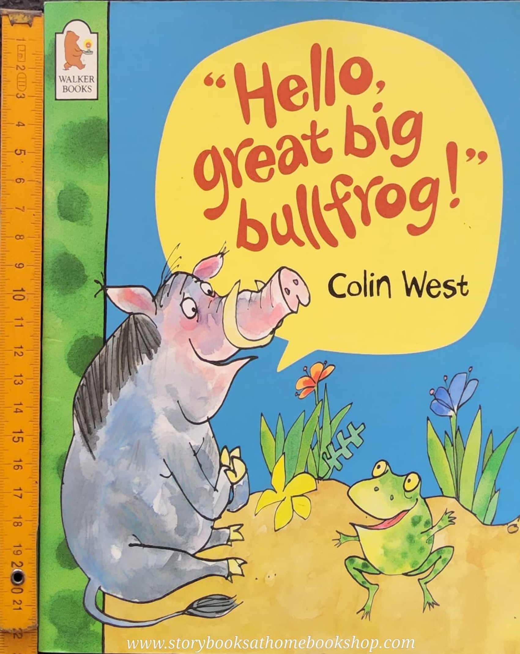 หนังสือนิทานปกอ่อน** 🍅🍓HELLO GREAT BIG BULLFROG! BY COLIN WEST