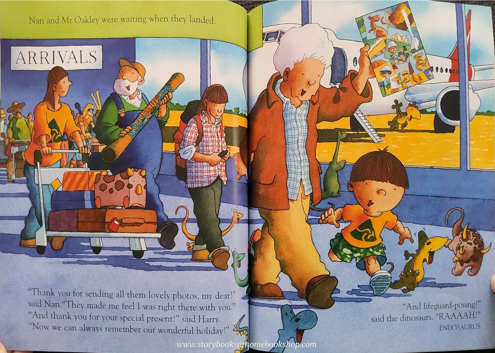 หนังสือนิทานปกอ่อน** 🍓🍓 HARRY AND THE DINOSAURS GO ON HOLIDAY BY IAN WHYBROW AND ADRIAN REYNOLDS