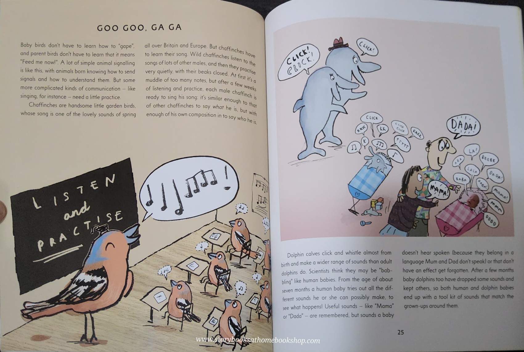 หนังสือนิทานปกอ่อน ความรู้** 🍅🍓ANIMAL SCIENCE: TALK,TALK,SQUAWK! HOW AND WHY ANIMALS,COMMUNICATE