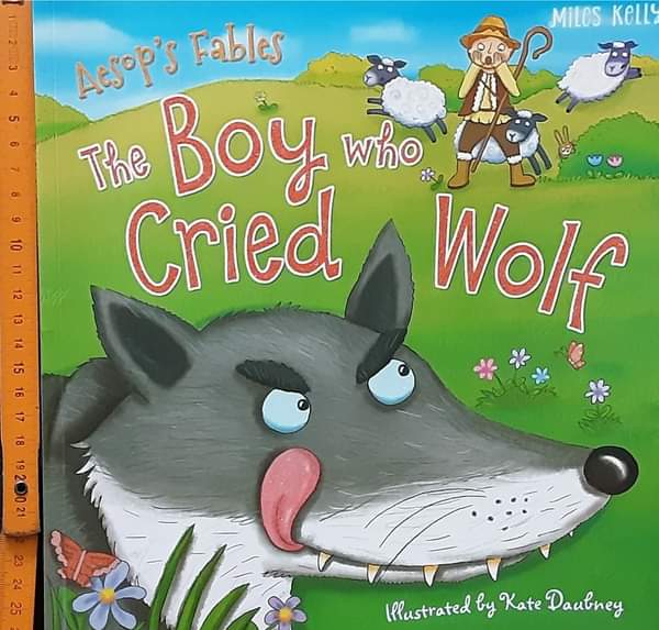 หนังสือนิทานปกอ่อน** 🍅🍓AESOP'S FABLES THE BOY WHO CRIED WOLF