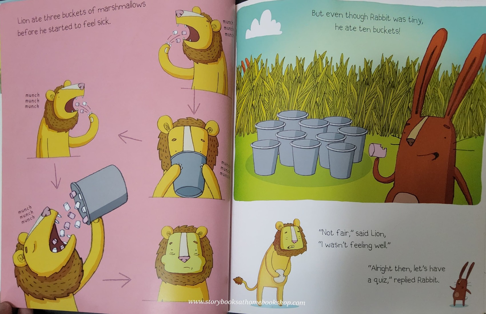 หนังสือนิทานปกอ่อน** 🍅🍓LION vs RABBIT BY ALEX LATIMER