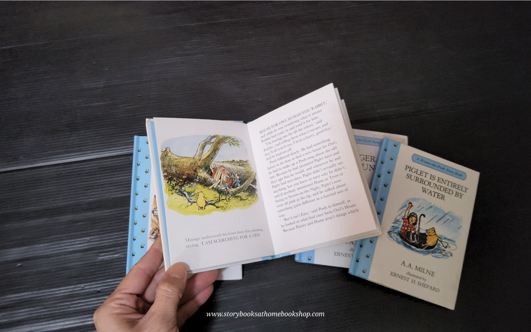 หนังสือนิทานปกแข็ง** 🍅🍓[SET] A WINNIE-THE-POOH STORY BY A.A. MILNE BOOK 4 BOOKS