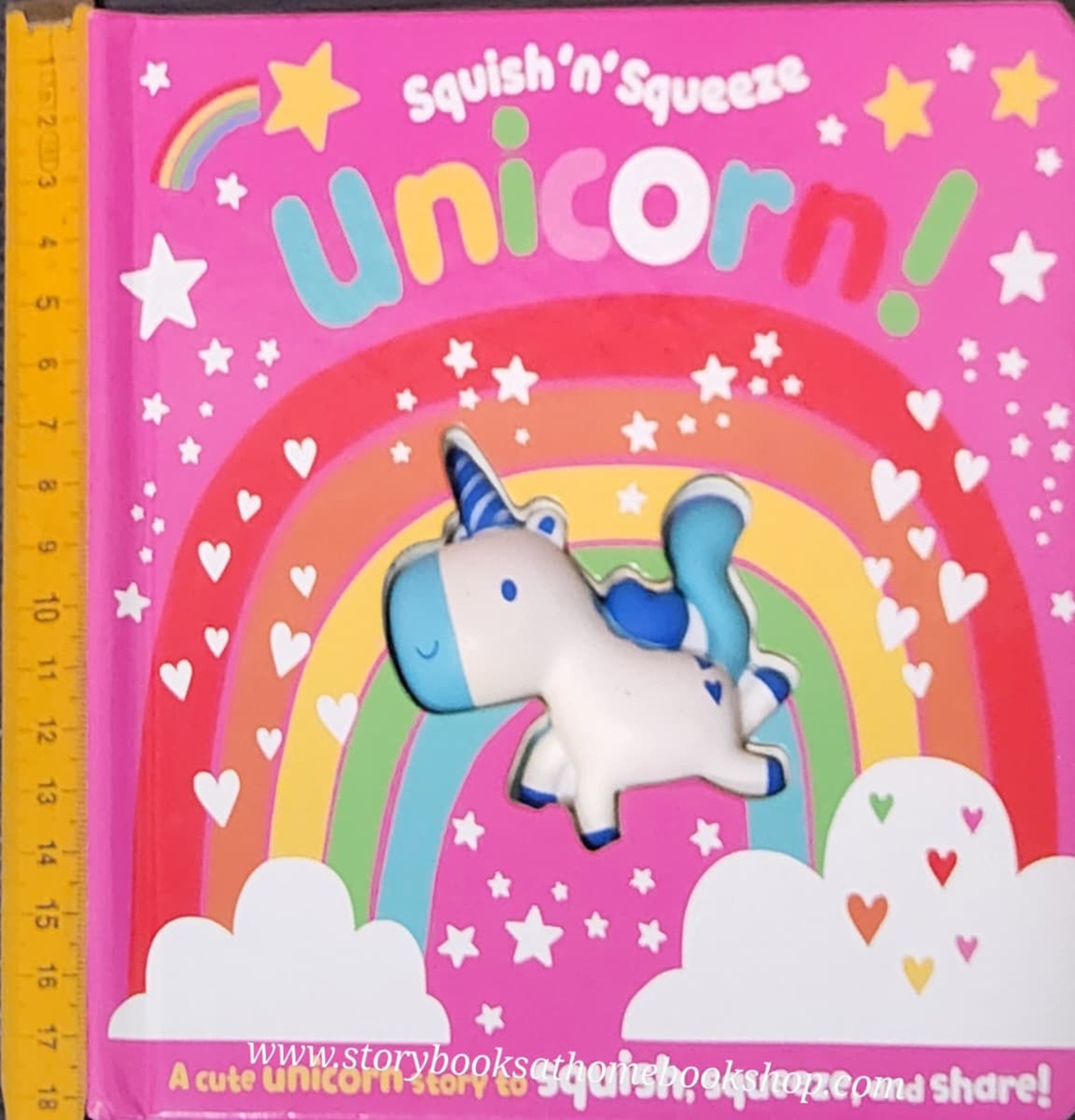 TOUCH AND FEEL BOARD BOOK ** 🍅SQUISH 'N' SQUEEZE UNICORN!