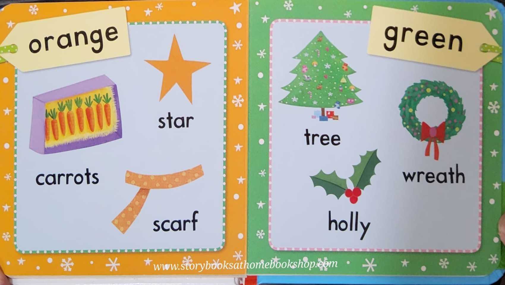 BOARD BOOK ** 🍅🍓CHRISTMAS COLOURS