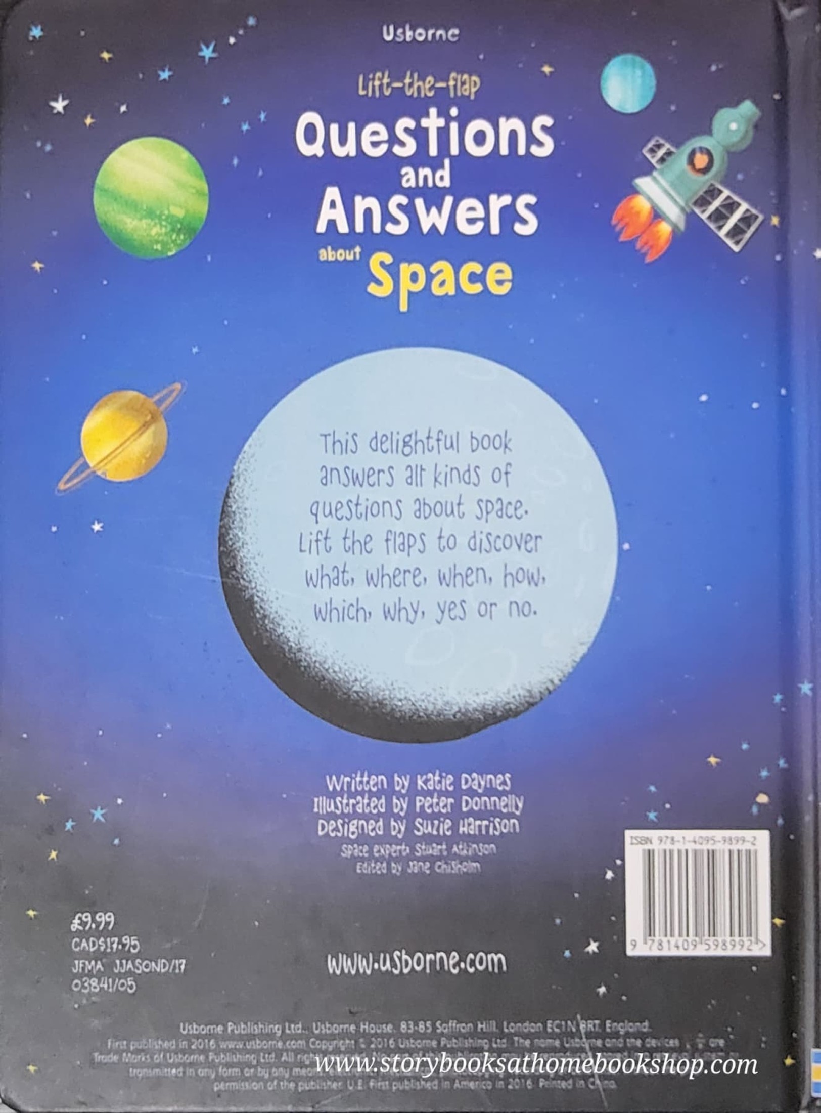 RECOMMENED SCIENCE BOOK** **Knowledge Book** ð
ð
An Usborne Flap book See Inside QUESTIONS AND ANSWERS ABOUT SPACE