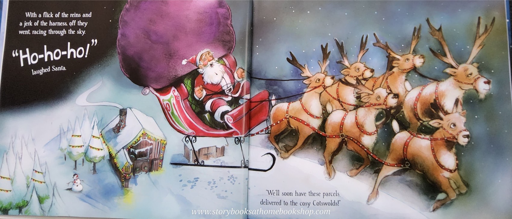 หนังสือนิทานปกแข็ง** 🍅🍅SANTA IS COMING TO THE COTSWOLDS ♥️♥️