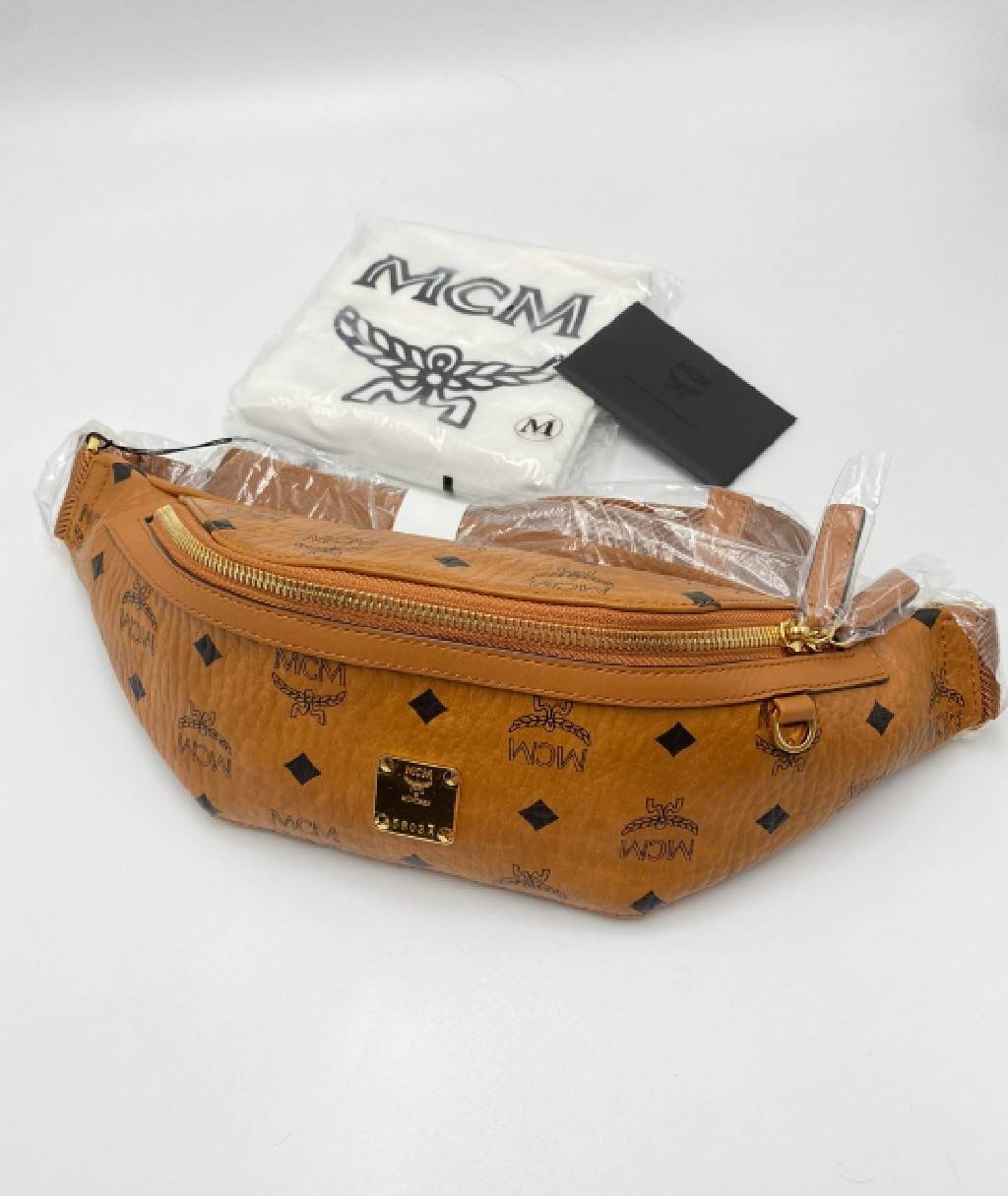 New Mcm belt bag size small