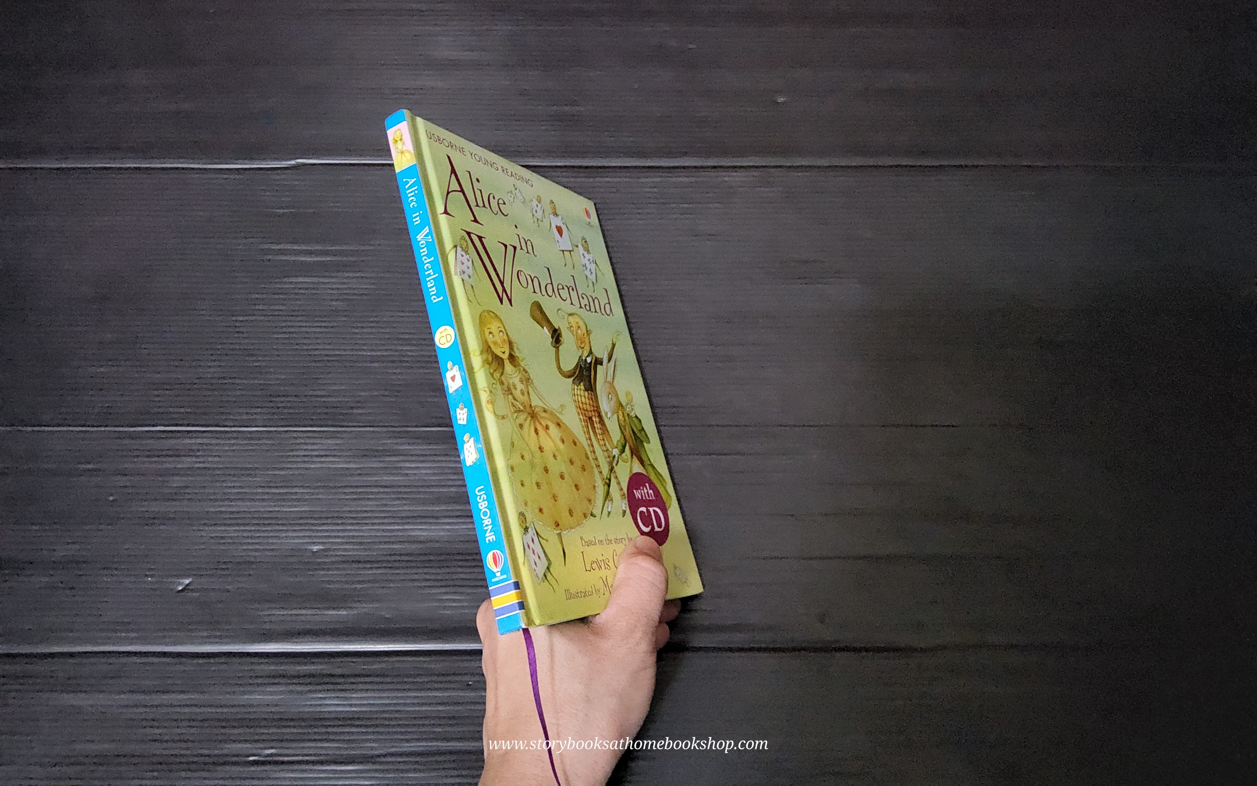 หนังสือนิทานปกแข็ง** 🍅🍓USBORNE YOUNG READING:ALICE IN WONDERLAND WITH CD