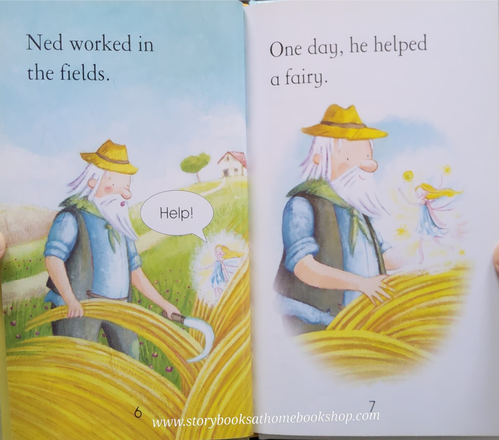 หนังสือนิทานปกแข็ง ** ♥️♥️USBORNE YOUNG READING: THE THREE WISHES