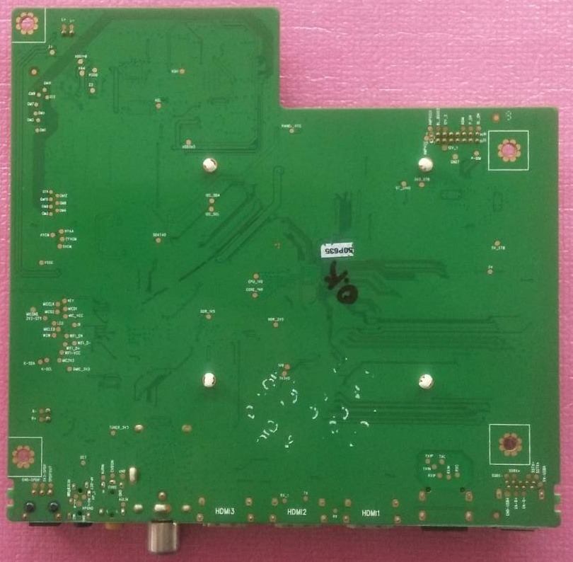 เมนบอร์ดทีวีทีซีแอล TCL อะไหล่แท้/มือสองพร้อมใช้งาน ใช้กับรุ่น 50P635 พาร์ท40-R51MPC-MAC2HG