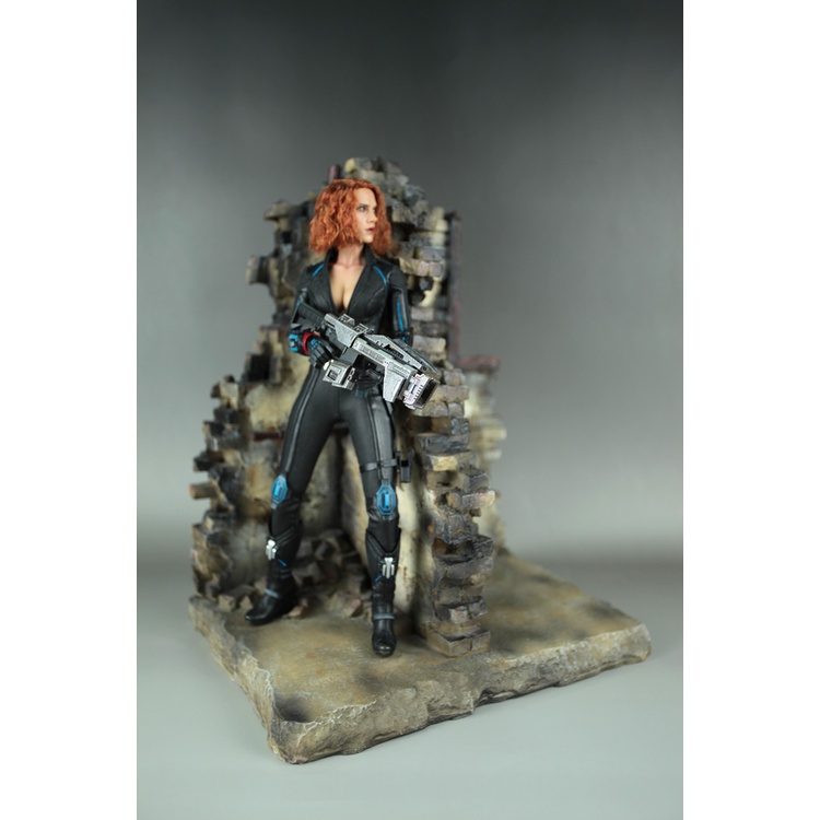 Diorama 1/6 งานฉากไดโอราม่า ฉากซากกำแพงสูง32CM งานผ้า 1/6 12นิ้ว