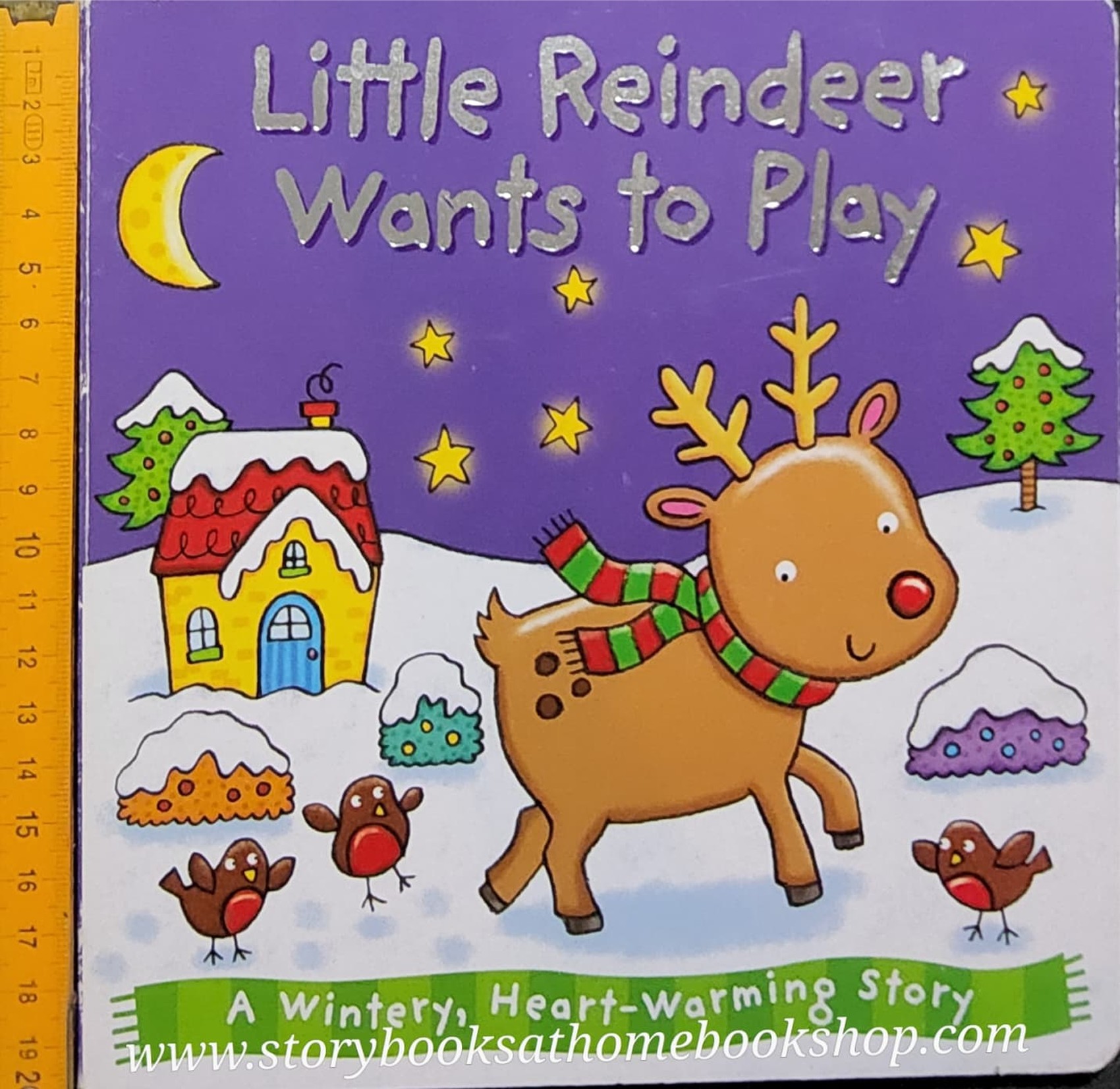 BOARD BOOK ** 🍅LITTLE REINDEER WANTS TO PLAY🍅