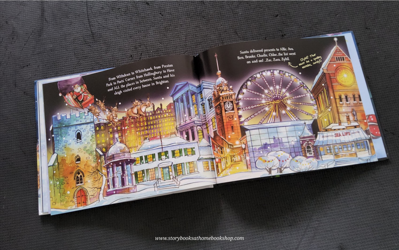 หนังสือนิทานปกแข็ง** 🍅🍅SANTA IS COMING TO BRIGHTON