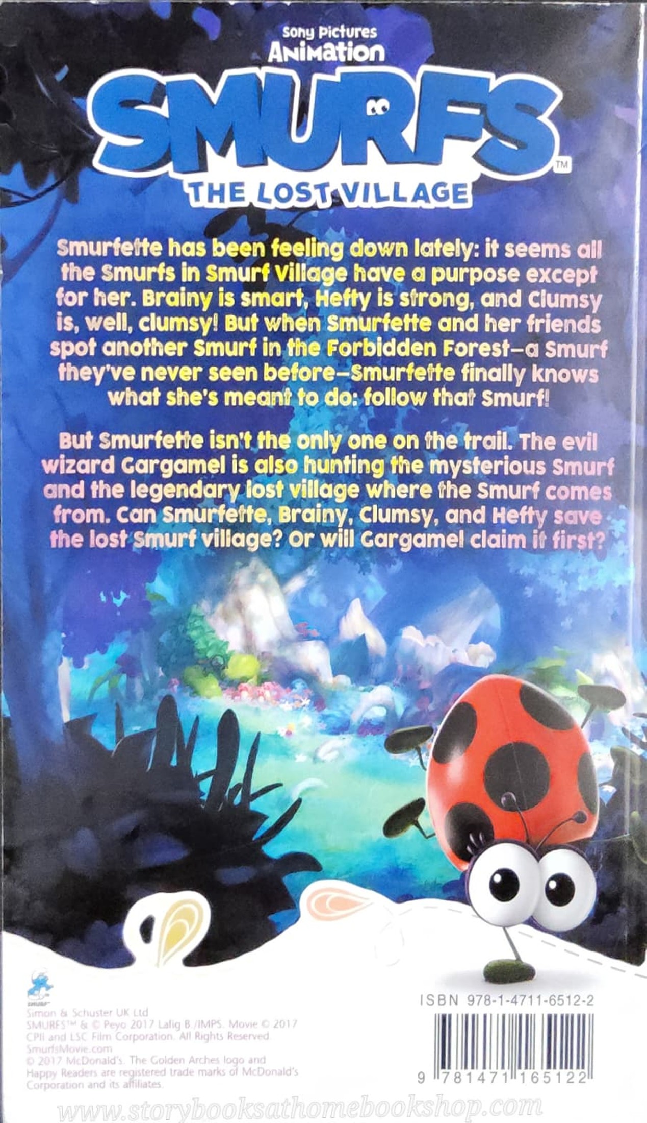 วรรณกรรมเยาวชน ** **หนังสือนิทานปกอ่อน** 🍅🍅SMURFS THE LOST VILLAGE