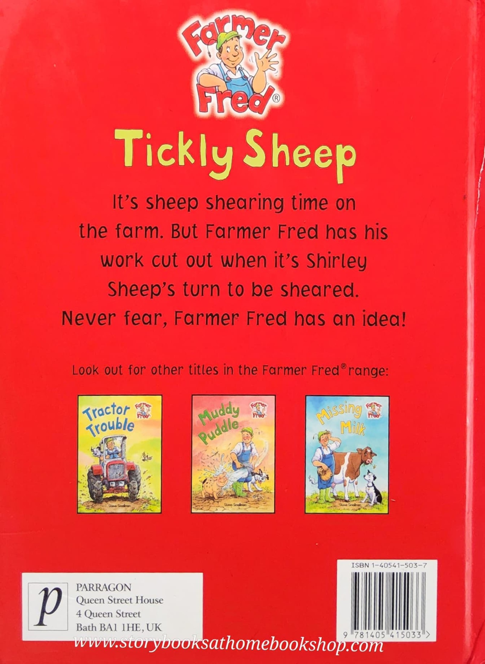 หนังสือนิทานปกแข็ง ** ♥️FARMER FRED: TICKLY SHEEP ♥️ตำหนิสันปกคะ