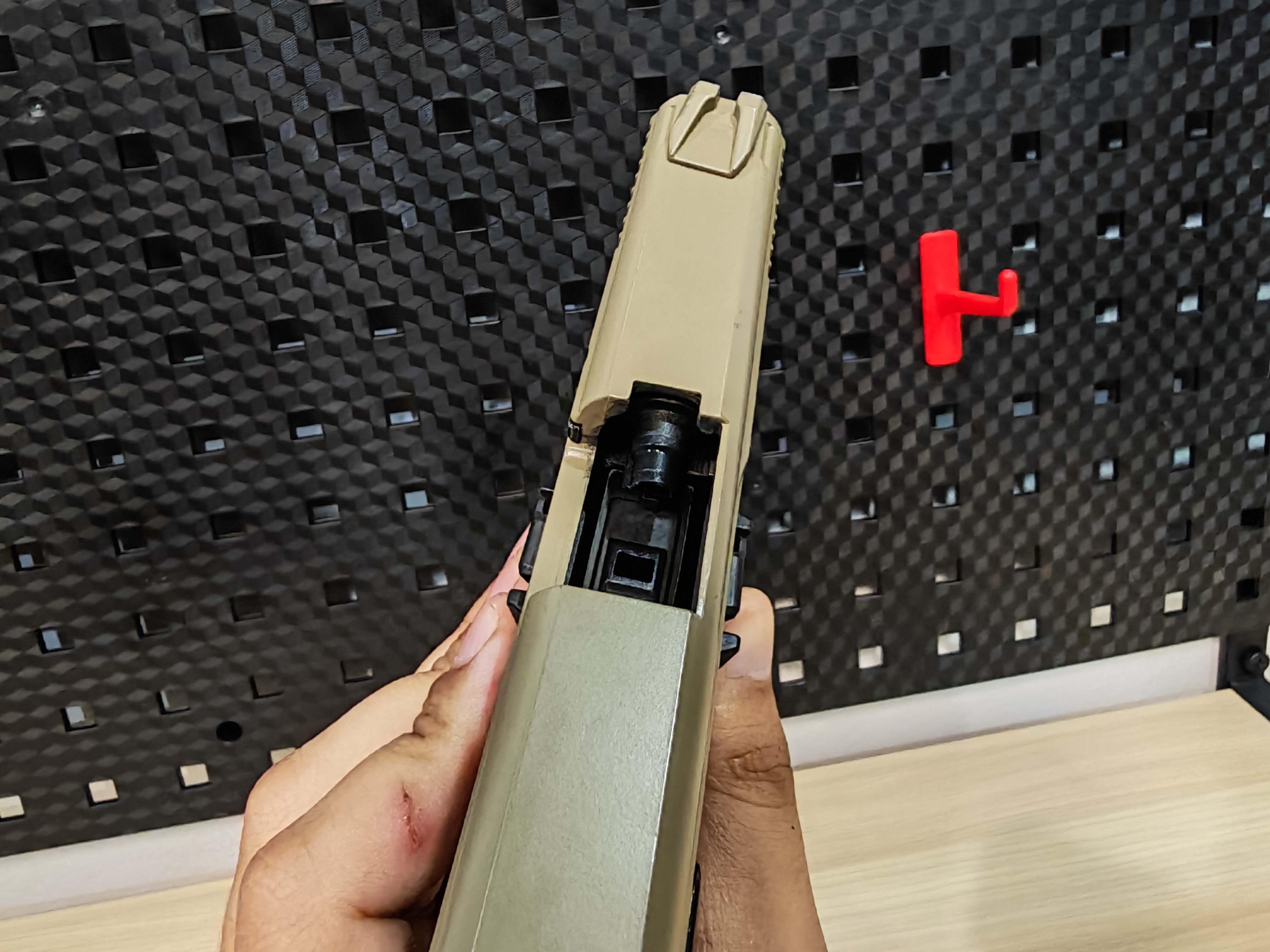 ICS BLE-006-SD4 XAE GAS PISTOL TWO-TONE Revo Valve System GBB ไต้หวัน BB Gun บีบีกัน แบบแก๊ส ปืนอัดลม มือสอง Airsoft Gun