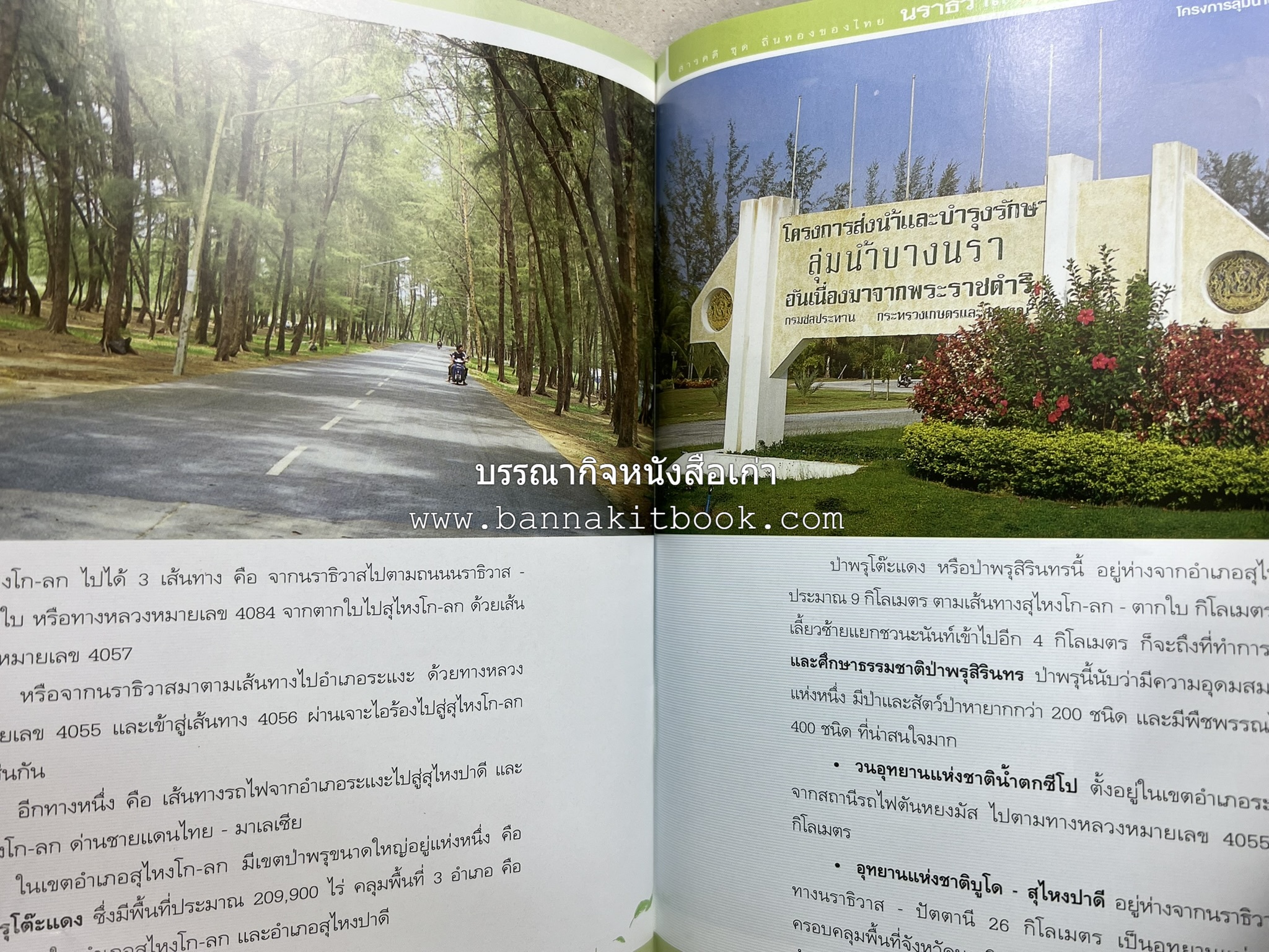 นราธิวาส สารคดีชุดถิ่นทองของไทย โดย : สมัย สุทธิธรรม.
