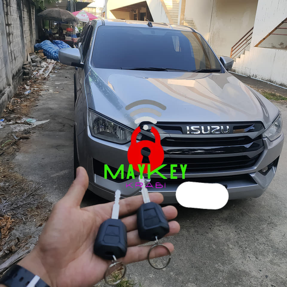 ช่างกุญแจอ่าวนางทำกุญแจรีโมทรถ ISUZU D-Maxโทร064-7988292