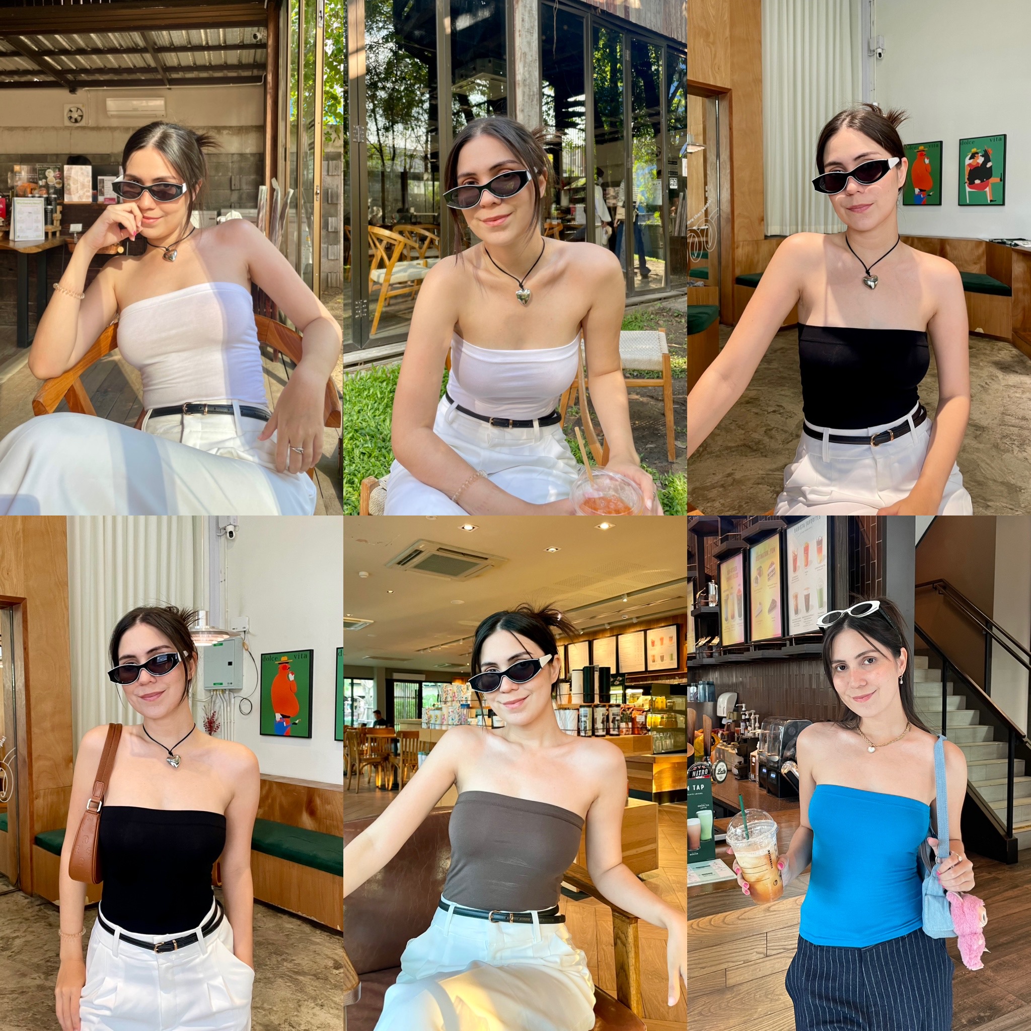 🩶Crispy Tube🩶 เกาะอกสีพื้นคิ้วๆ ความยาวกำลังพอดี mix&match ได้ทุกลุค