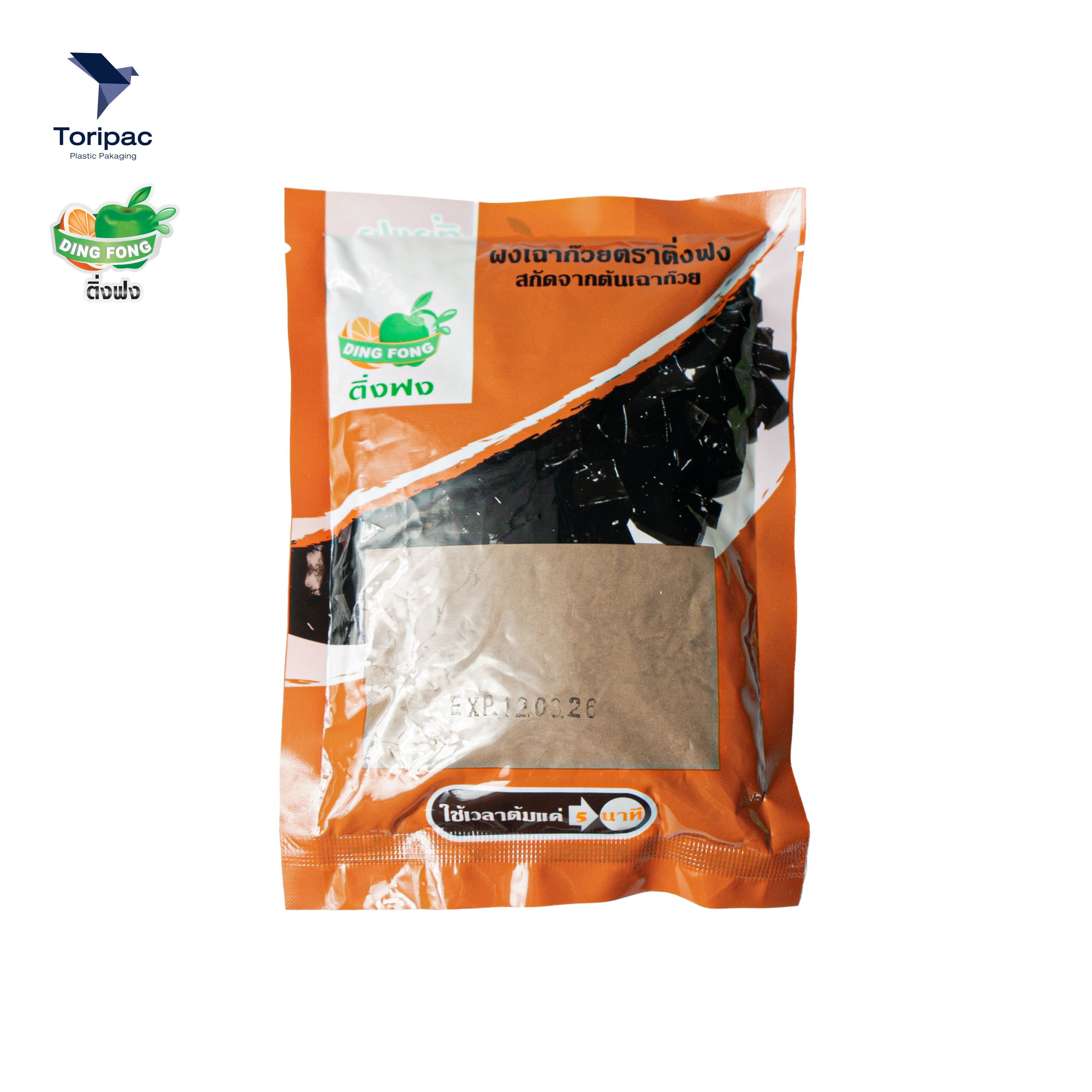 Toripac ผงเฉาก๊วย ตราติ่งฟง ขนาด 200 กรัม ผงเฉาก๊วยแท้ พร้อมส่ง