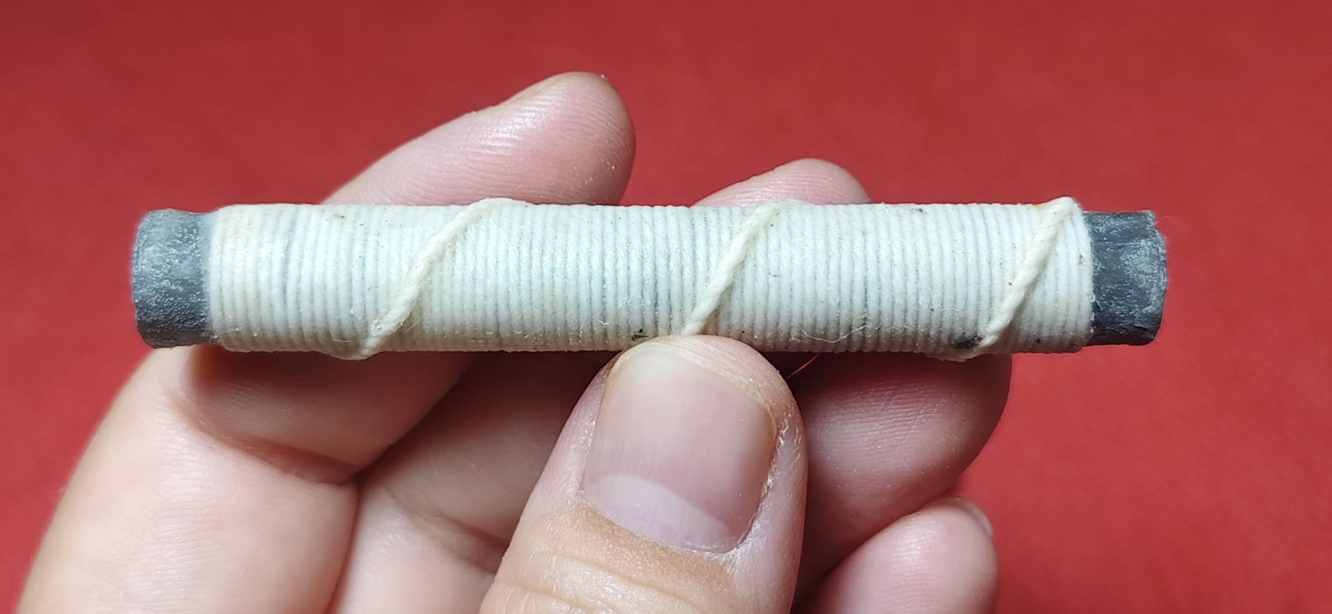 ตะกรุดกันปลอง (กันเสื่อม) อาจารย์เหลี้ยม นาโยง สำนักไชยมงคล ปี 2559 (กันวัตถุมงคล-รอยสักยันต์-คาถาอาคมเสื่อม กันคัดถอนวิชาอาคม)