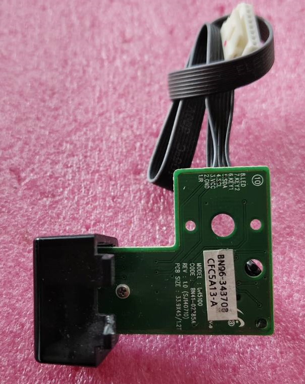 ตัวรับรีโมท /คีย์ทัช /คีย์คอนโทรล SAMSUNG (ซัมซุง) อะไหล่แท้/มือสองพร้อมใช้งาน พาร์ท BN96-34370Bใช้กับรุ่นUA40H5003TK UA48H5003TK HG40AD450BW