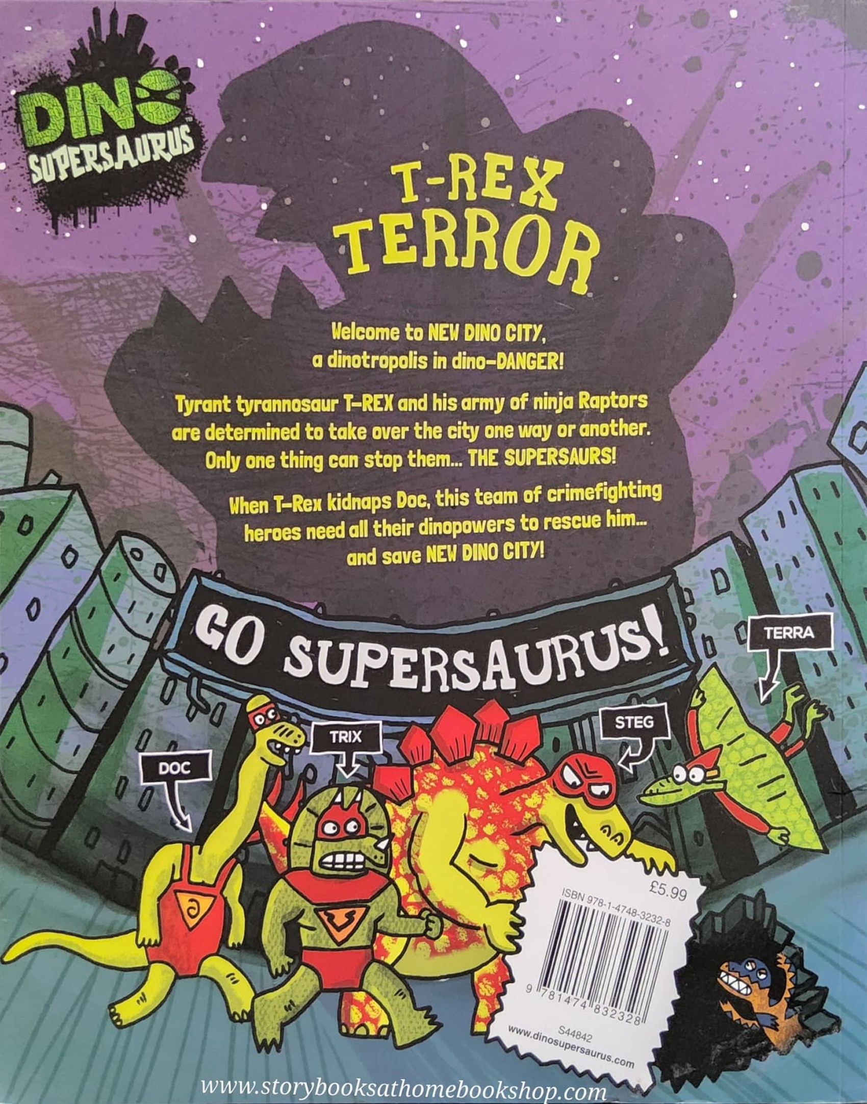 หนังสือนิทานปกอ่อน** 🍅🍅T-REX TERROR THE SUPERSAURUS LEGEND BEGINS