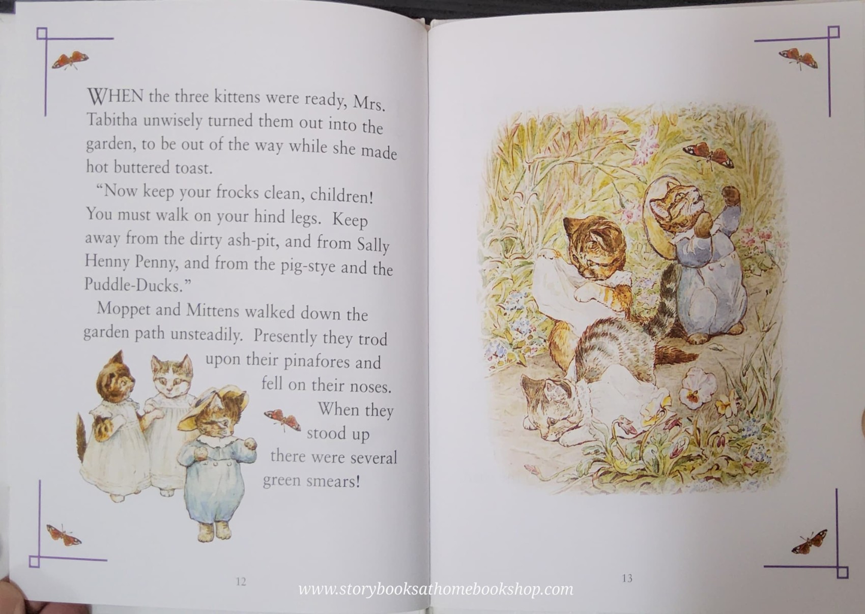 หนังสือนิทานปกแข็ง** 🍅🍓THE TALE OF TOM KITTEN BY BEATRIX POTTER