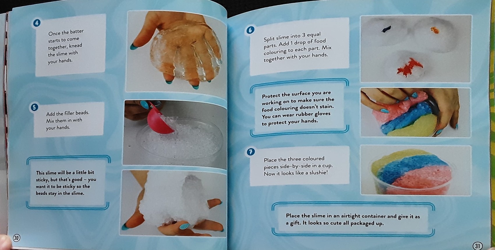 Activities Book Diy SLIME Next-Level/สภาพ 80-90%