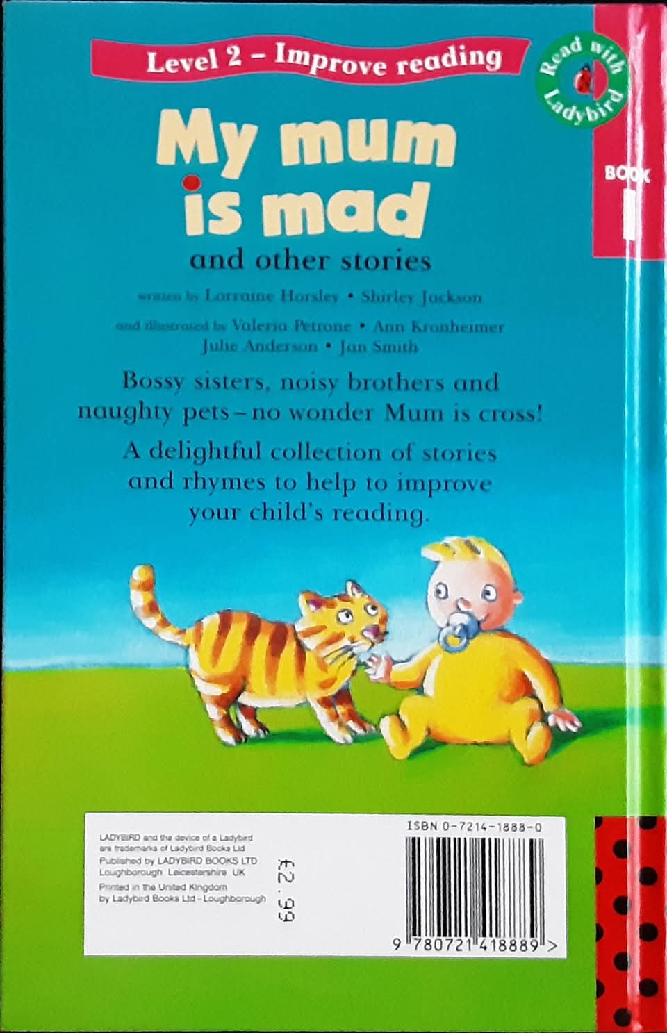 หนังสือนิทานปกแข็ง ** 🍅🍓READ WITH LADYBIRD:L2 BOOK 1 MY MUM IS MAD