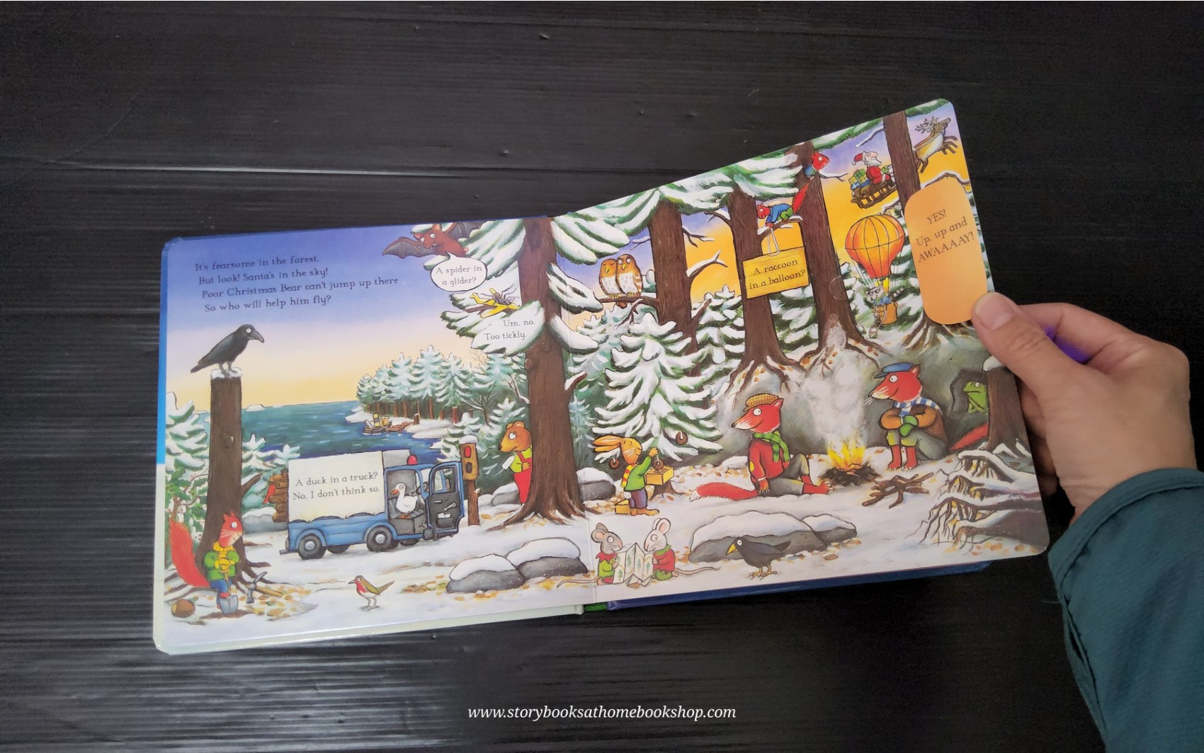 FLAP BOARD Book** 🍅THE CHRISTMAS BEAR IAN WHYBROW.AXEL SCHEFFLER