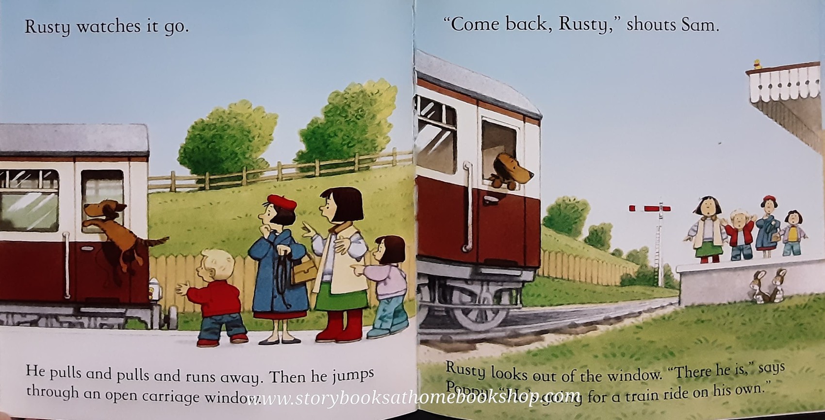 หนังสือนิทานปกอ่อน** ♥️USBORNE FARMYARD TALES: RUSTY'S TRAIN RIDE♥️