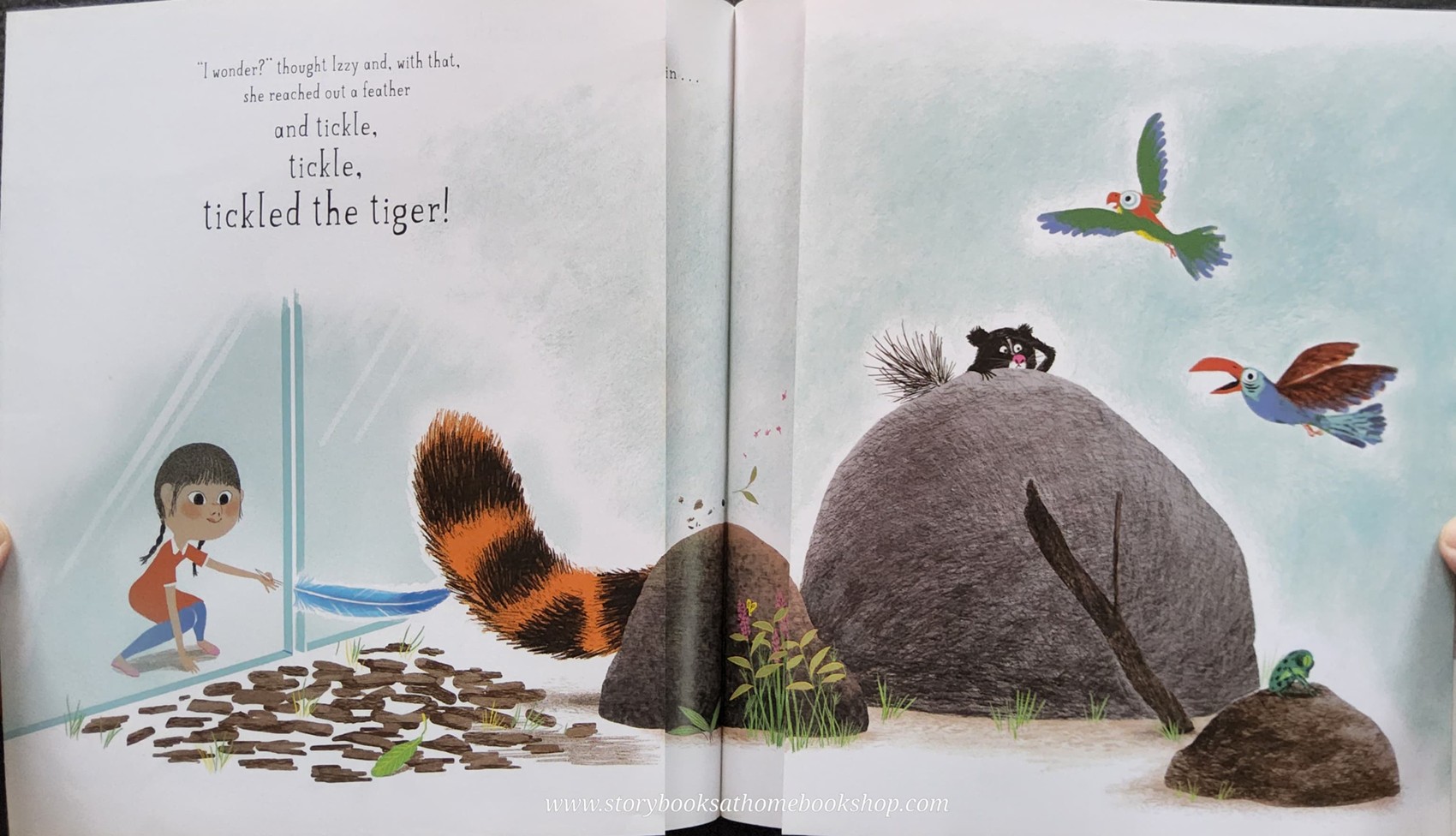 หนังสือนิทานปกอ่อน** 🍅🍅NEVER TICKLE A TIGER BYPAMELA BUTCHART