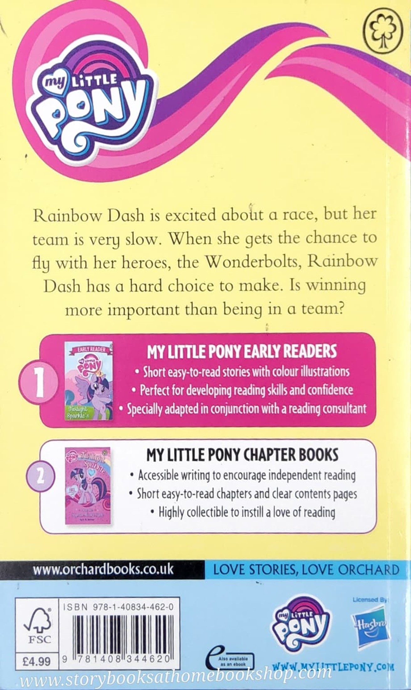 วรรณกรรมเยาวชน** 🍅🍓EARLY READER: MY LITTLE PONY RAINBOW DASH'S BIG RACE