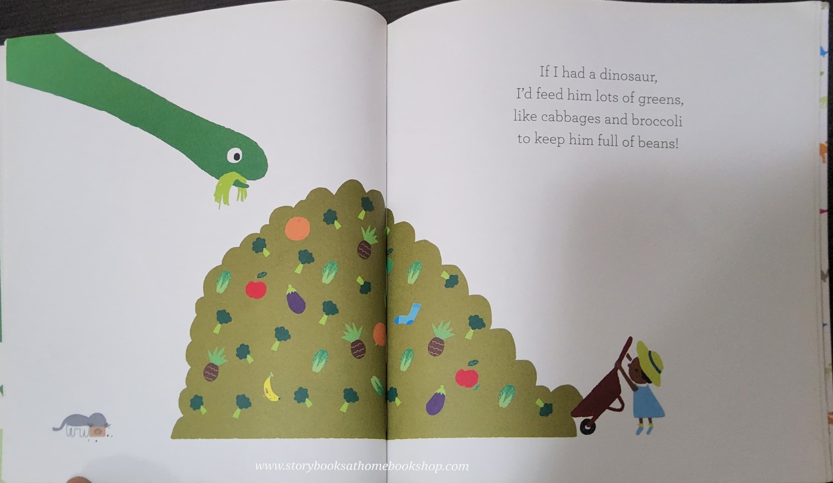 หนังสือนิทานปกอ่อน ** 🍅🍓IF I HAD A DINOSAUR BY ALEX BARROW