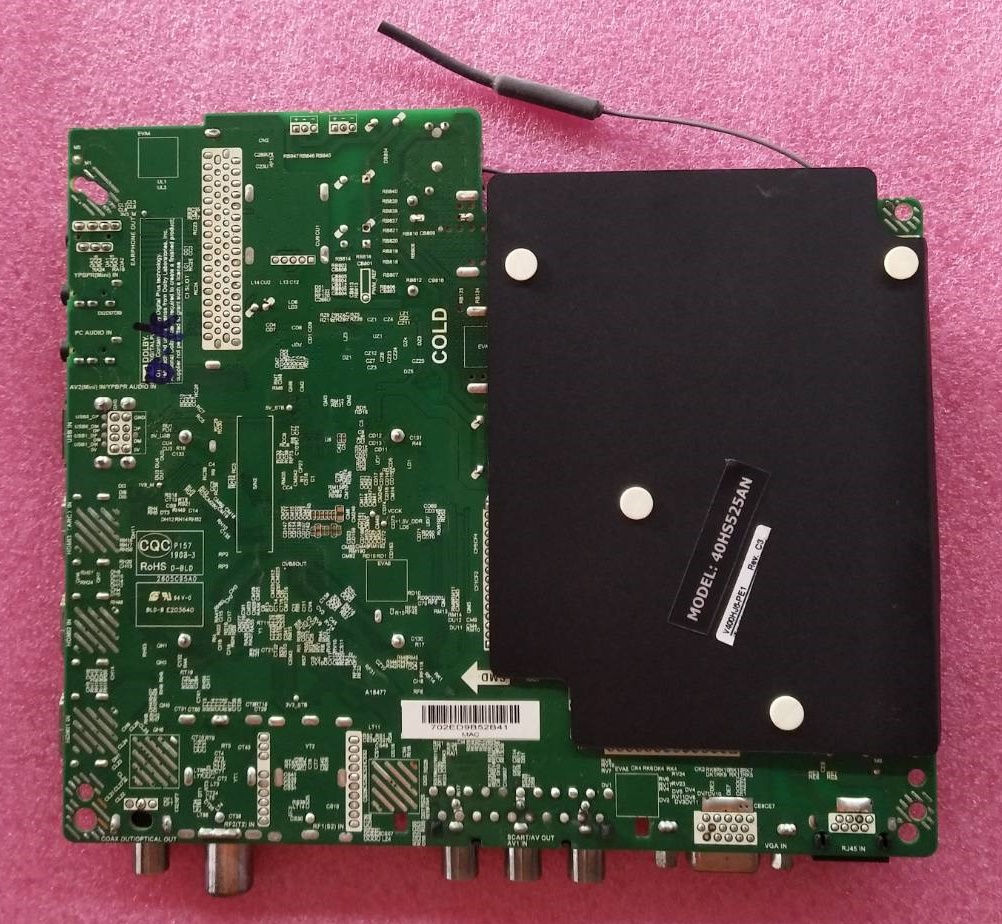 เมนบอร์ดทีวี Aconatic อโคเนติก ของแท้ถอดจากเครื่อง รุ่น 40HS525AN TP.MT5510S.PB803 เบอร์จอ V400HJ6-PE1