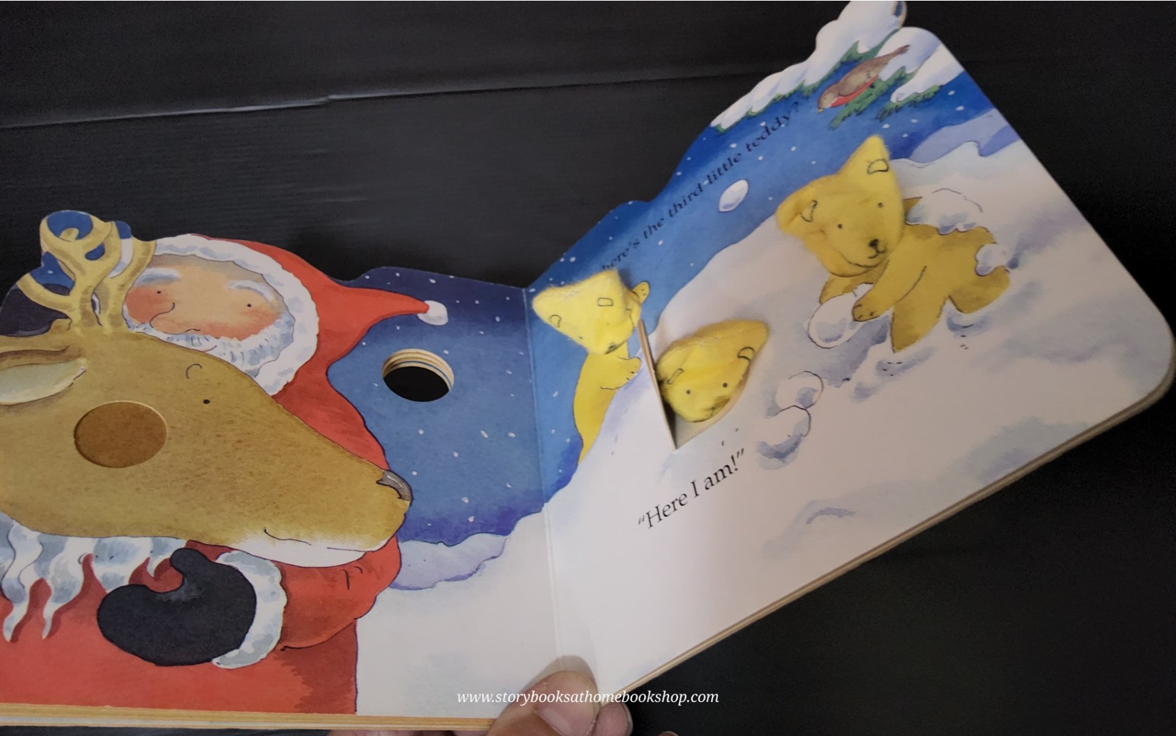 FINGER PUPPET BOARD BOOK** 🍅🍓THREE LITTLE TEDDIES