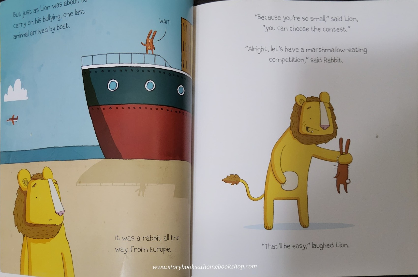 หนังสือนิทานปกอ่อน** 🍅🍓LION vs RABBIT BY ALEX LATIMER