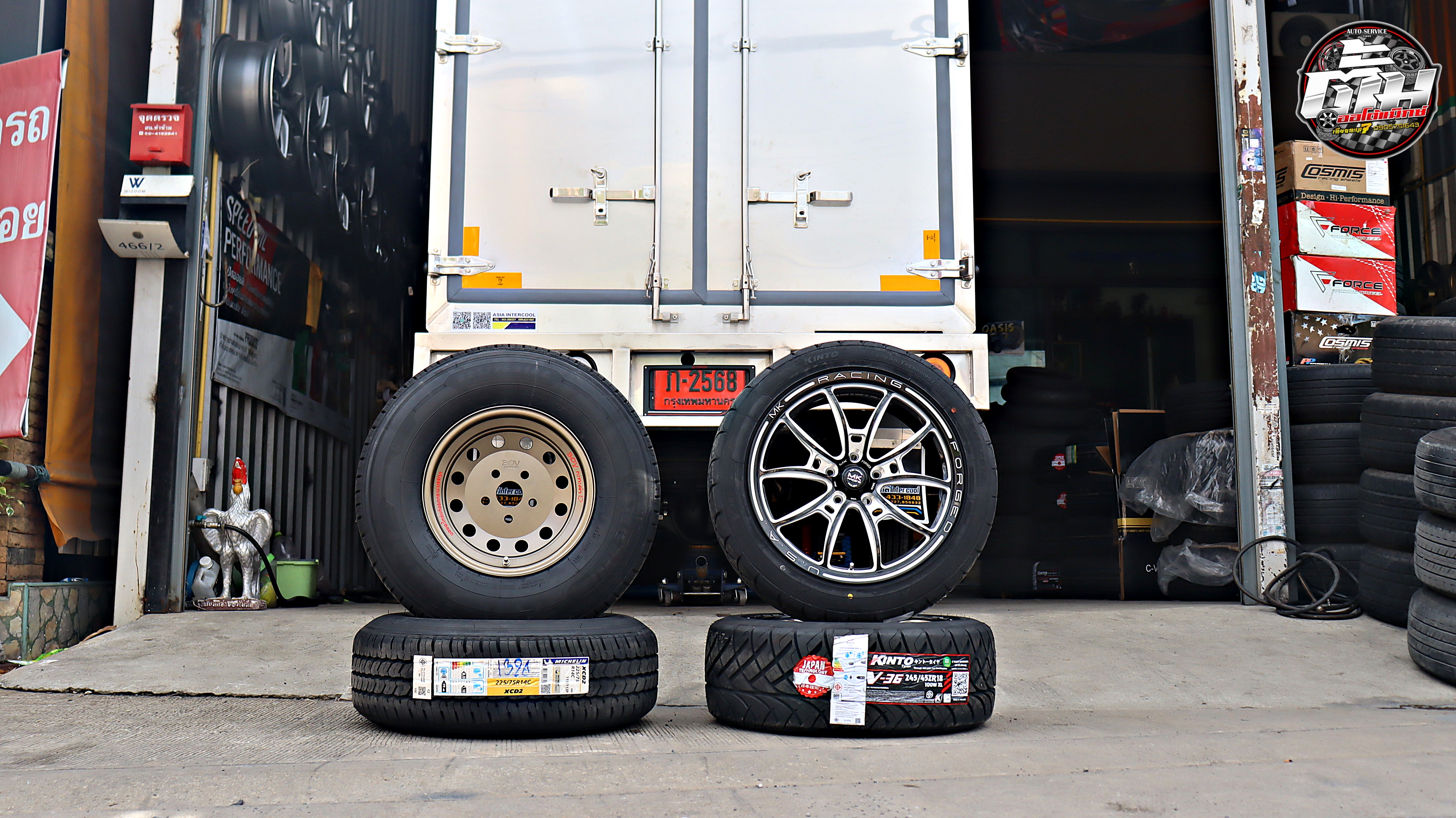 TOYOTA Z-Edition ป้ายแดง เปลี่ยนล้อยาง MK Sport M3 ขอบ18นิ้ว ยาง KINTO V-36 245/45R18 100W