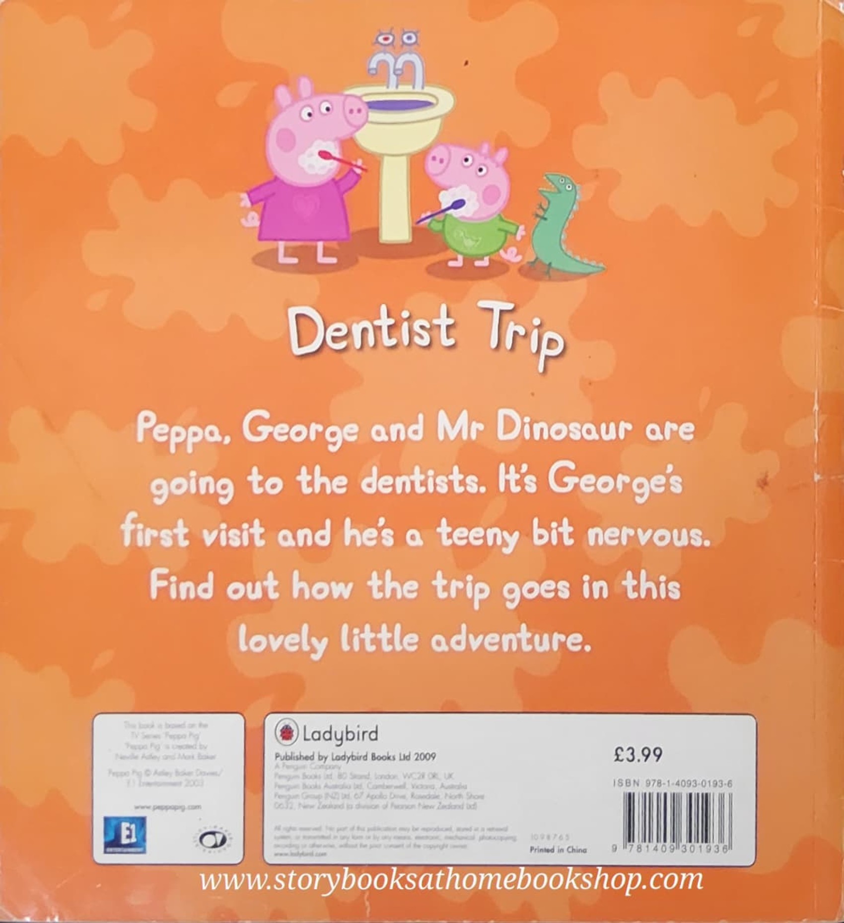 หนังสือนิทานปกอ่อน ** 🍅🍓PEPPA PIG FUN DENTIST TRIP