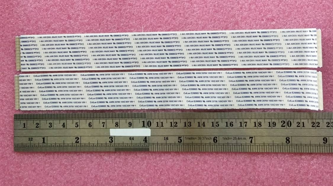 สายแพจากทีคอนไปจอ แอลจี LG ของแท้ถอดจากเครื่อง รุ่น43LK5700 และรุ่นอื่นที่เหมือนกัน